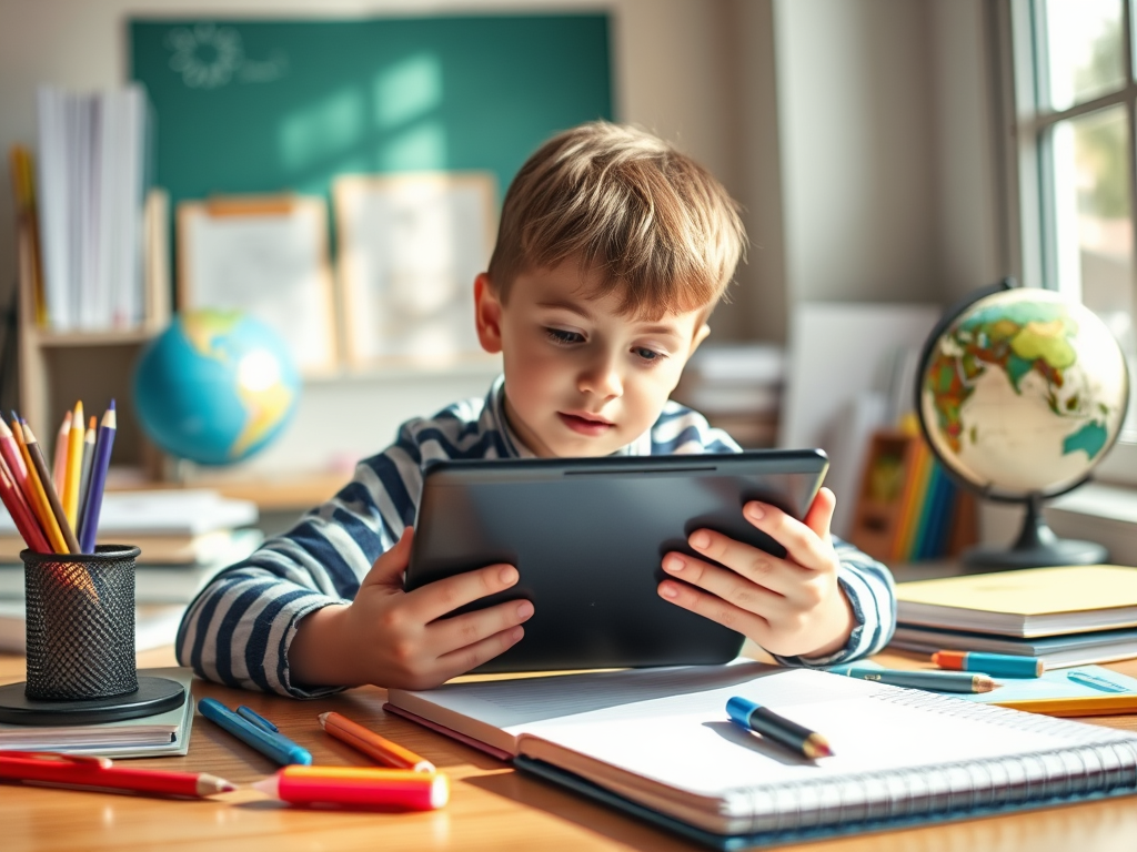 Schul-Tablet: iPad für konzentriertes Lernen im Kinderzimmer einrichten