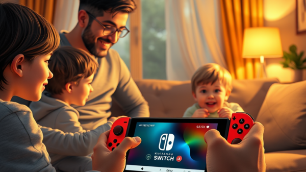 Nintendo Switch kindersicher machen: Eine Anleitung für Eltern 8 Illustration: Nintendo Switch Konsole mit Altersbeschränkungen-App für Eltern