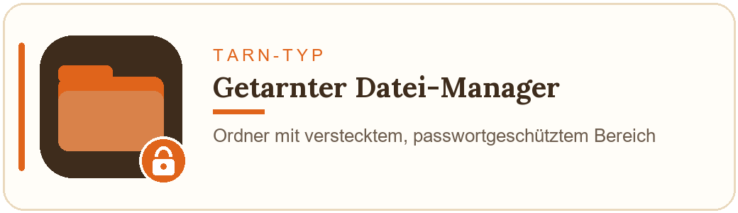 Tarn-Apps erkennen: versteckte Apps auf dem Handy deines Kindes finden 7 App-Symbol: getarnter Datei-Manager mit Passwortschutz – MedienStop.de