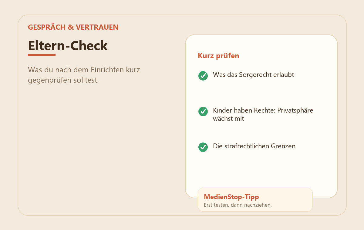 Chat-Überwachung: Was ist in Deutschland überhaupt erlaubt? 3 MedienStop-Praxisbild zu Chat-Überwachung: Was ist in Deutschland überhaupt erlaubt?: elterncheck
