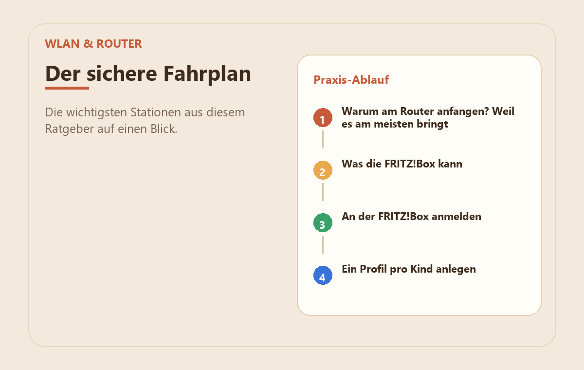 Das WLAN kindersicher machen: Deine FRITZ!Box als ruhiger Türsteher fürs Familiennetz 2 MedienStop-Praxisbild zu Das WLAN kindersicher machen: Deine FRITZ!Box als ruhiger Türsteher fürs Familiennetz: praxisablauf