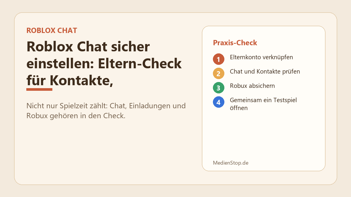 Roblox Chat sicher einstellen: Eltern-Check für Kontakte, Nachrichten und Käufe 32 Roblox Chat sicher einstellen: Eltern-Check für Kontakte, Nachrichten und Käufe